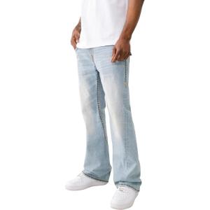True Religion Men’s Joey Super T Flap Twisted Seam 1/2″(Nihal Light Wash)