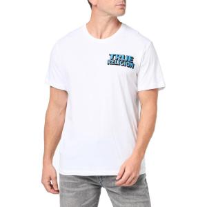 True Religion Men’s Ss Station Tee(Optic White)