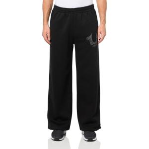 True Religion Men’s Studded Baggy Sweatpants(Jet Black)