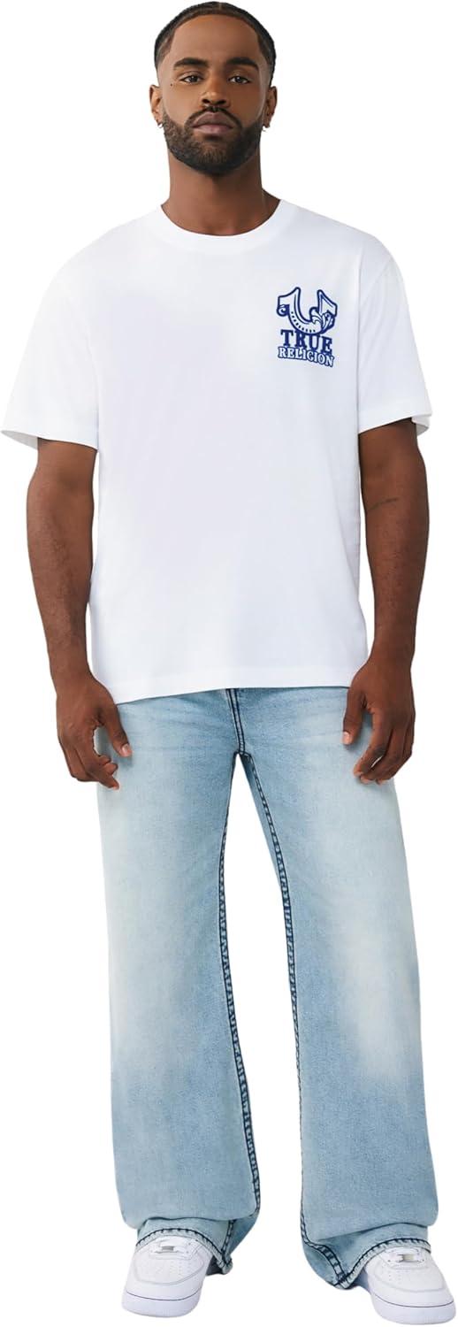 imageTrue Religion Mens Ss Tr Crest TeeOptic White
