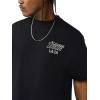 True Religion Men’s Heavyweight Mesh Logo Tee – Crew Neck, Short Sleeves, Arched Logo Patch(Jet Black)