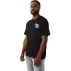 True Religion Men’s High Density Logo Tee – Graphic Print, Crew Neck, European-Inspired Design(Jet Black)