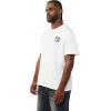 True Religion Men’s High Density Logo Tee – Graphic Print, Crew Neck, European-Inspired Design(Winter White)