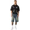 True Religion Men’s High Density Multi Logo Tee – Crewneck, Graphic Detailing, Premium Streetwear Style