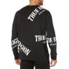 True Religion Mens Relaxed Ls Tossed Tee(Jet Black)