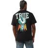 True Religion Men’s Ss Hs Pennants Tee(Jet Black)