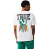 True Religion Men’s Ss Hs Pennants Tee(Optic White)