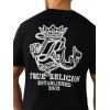 True Religion Men’s Ss Tr Crest Tee(Jet Black)