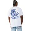 True Religion Men’s Ss Tr Crest Tee(Optic White)