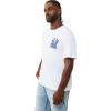 True Religion Men’s Ss Tr Crest Tee(Optic White)