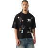 True Religion Men’s High Density Multi Logo Tee – Crewneck, Graphic Detailing, Premium Streetwear Style