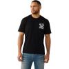 True Religion Men’s Ss Tr Crest Tee(Jet Black)