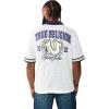 True Religion Men’s Horseshoe Knit Camp Collar Shirt – Breezy, Button-Up, Horseshoe Design