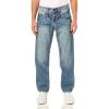 True Religion Men’s Geno Big T Jeans – No Flap Design, 32″ Inseam(Street Vice Medium Wash)