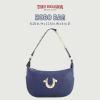 True Religion Women’s Shoulder Bag Purse, Hobo Handbag with Eyelet Strap(Blue)