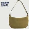 True Religion Women’s Shoulder Bag Purse, Hobo Handbag with Eyelet Strap(Olive)