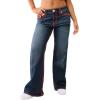 True Religion Women’s Bobbi Baggy Flap Super QT Stitching Jeans