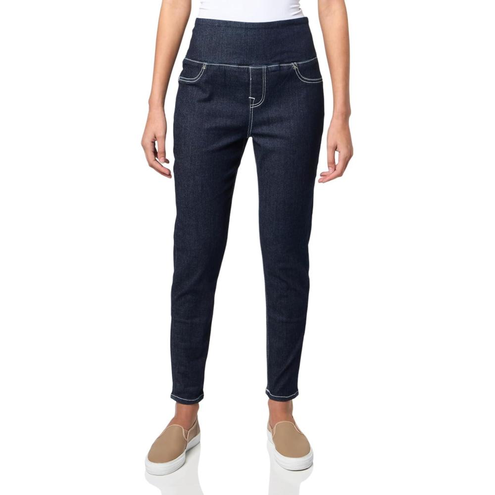 imageTrue Religion Womens Jennie HighRise Skinny Jeans with Corset DetailingBody Rinse