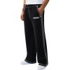 True Religion Men’s Baggy Super T Sweatpant – Signature Big T Stitching, Horseshoe Detail, Branded Patch(Jet Black)
