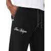 True Religion Men’s Big T Sweat Pant – Drawstring Waist, Contrast Big T Stitching