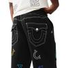 True Religion Men’s HS Big T Baggy Sweats – Drawstring Waist, Side Pocket