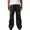True Religion Men’s HS Big T Baggy Sweats – Drawstring Waist, Side Pocket