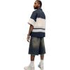 True Religion Men’s Mikey Super T Short – Relaxed Fit, Horseshoe Detailing