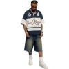 True Religion Men’s Mikey Super T Short – Relaxed Fit, Horseshoe Detailing