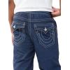 True Religion Men’s Vinny Nylon Big T Baggy Flap Pant 34” – Big T Stitching, Flap Back Pockets
