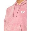 True Religion Washed Women Old Multi SRS Hoodie(Heather Rose)
