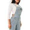 True Religion Women’s Straight Leg Overalls with Flap Big T Stitching(Zelzah)