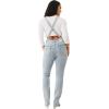 True Religion Women’s Straight Leg Overalls with Flap Big T Stitching(Zelzah)