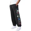 True Religion Men’s XL Logo Big T Baggy Jogger – Elasticized Waistband, Contrast Big T Stitching
