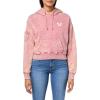 True Religion Washed Women Old Multi SRS Hoodie(Heather Rose)