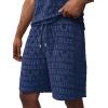 True Religion Men’s Terry Knit Short – Drawstring Waist, Slanted Pockets, Debossed Logo Design