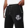 True Religion Men’s Tr Crest Big T Sweats(Jet Black)