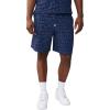True Religion Men’s Terry Knit Short – Drawstring Waist, Slanted Pockets, Debossed Logo Design