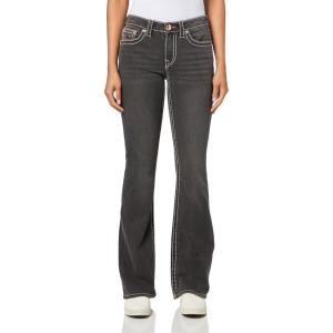 True Religion Women’s Mid Rise Becca Boot Big T​(Charcoal)