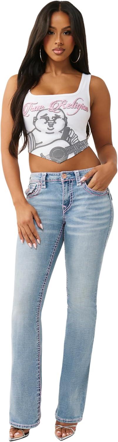 imageTrue Religion Womens Cropped TankOptic White
