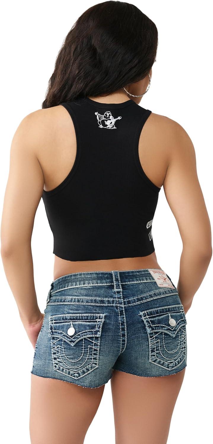 imageTrue Religion Womens Logo Tank Racerback Design