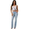 True Religion Women’s Cropped Tank(Optic White)