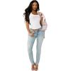 True Religion Women’s Crystal Square Neck Rib Tank(Optic White)