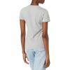 True Religion Women’s Horseshoe Crew Neck Tee(Heather Grey)