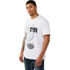 True Religion SS World Tour Champs Tee – Men’s Graphic T-Shirt in 100% Cotton, Crew Neck Short Sleeve Shirt(Optic White)