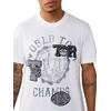 True Religion SS World Tour Champs Tee – Men’s Graphic T-Shirt in 100% Cotton, Crew Neck Short Sleeve Shirt(Optic White)