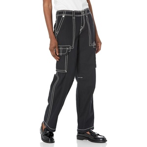True Religion Womens Cargo Pant Big T(Jet Black)