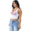 True Religion Women’s Rib Notch Tank – Soft Stretch Fabric Tank Top, Ribbed Texture, Flattering Fit(Optic White)