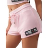 True Religion Women’s Sporty Mesh Shorts – Polyester Blend, Comfortable Fit, Soft Feel(Orchid Pink)