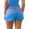 True Religion Women’s Sporty Mesh Shorts – Polyester Blend, Comfortable Fit, Soft Feel(Super Sonic)