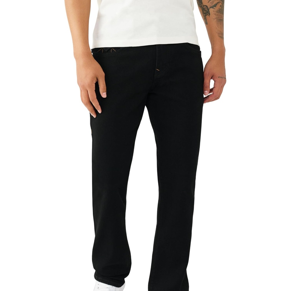 image:imageTrue Religion Mens Ricky Sn Flap StraightRinse Black